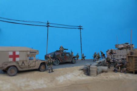 " Humvee &amp; Bradley M2A2 - Iraq 1991 "