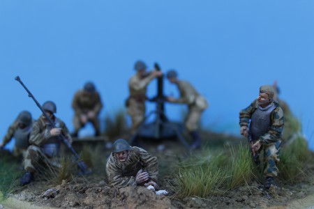 " Mortaio 150 mm e paracadutisti - Russia 1941 " 