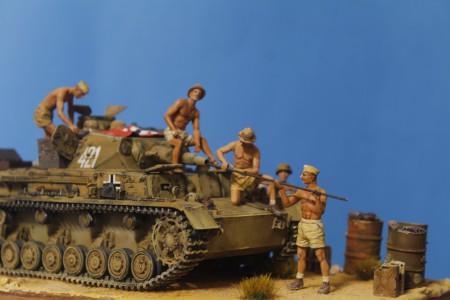 " Tempo di quiete " " Pzkfw IV Ausf G e Afrika Korps, Tripolitania, 1942 "