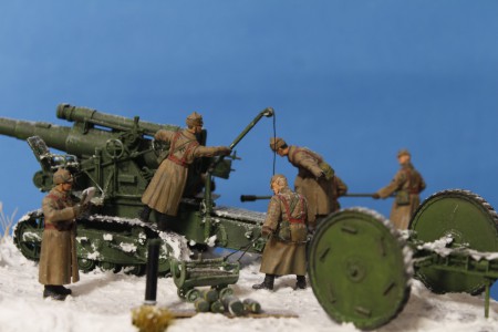 " B- 4M  203 mm howitzer - Guerra Russo-Finnica,1940 " 