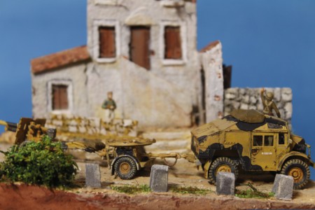 " Morris Quad &  6PDR Gun - Sicilia,1943 " 