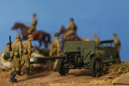 " Soviet Divisional Artillery Zis 5 gun  - Romania, 1944 " 