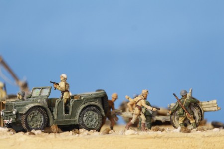 " Prepararsi al fuoco! " - " Sulla via di Giarabub, 1941 "