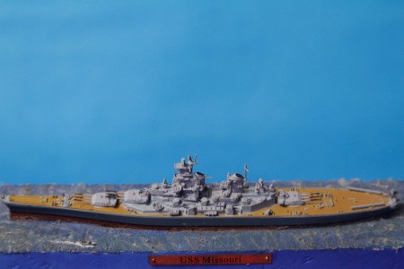 "Corazzata Missouri - Mar del Giappone, 1945 "