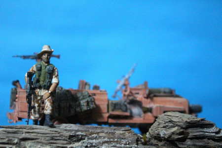 " Special Air Force (S.AS.) Pink Rover - Sudan , 1985 "